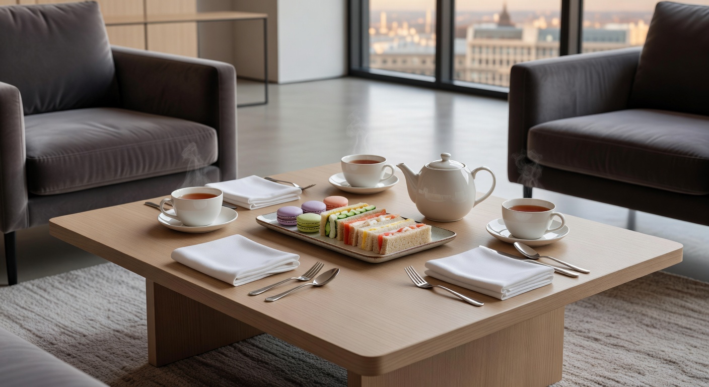 Coaching consultation over tea